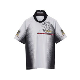 サンライン　SUW-04212CW PRODRYシャツ(半袖) 3L ライトグレー　【釣具　釣り具】