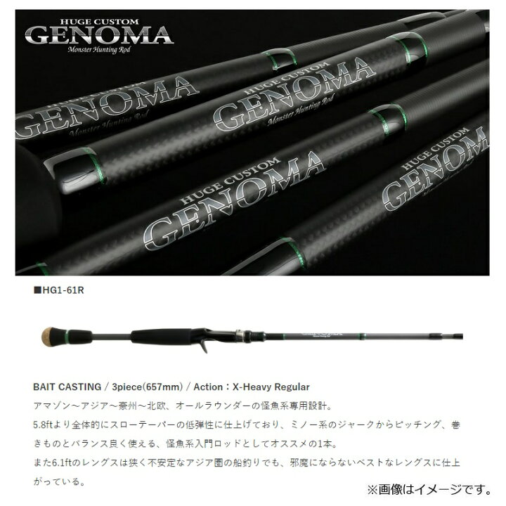 楽天市場】デプス ヒュージカスタム ジェノマ (GENOMA) HG1-61R 