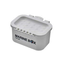 がまかつ　GM2482 サシエ入れ(成型)110 ホワイト (MARINE BOX)　【釣具　釣り具】