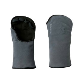 シマノ　GL-033W ゴアテックスウィンドストッパー フリース ハンドウォーマー プラス L チャコール