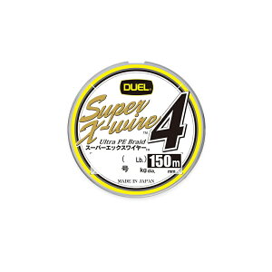 �f���G���@�X�[�p�[�G�b�N�X���C���[ 4 Super X-wire 150m 1.0�� �V���o�[�@�V���o�[�@1.0��