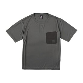 ダイワ　DE-5624 ハイストレッチポケットTシャツ チャコール S