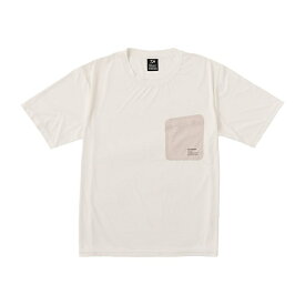 ダイワ　DE-5624 ハイストレッチポケットTシャツ ホワイト L