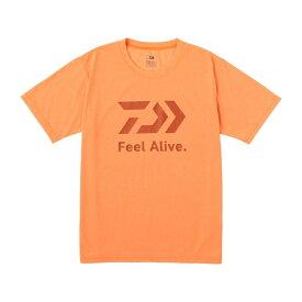 ダイワ　DE-9524 Feel Alive.サンブロックシャツ ライトオレンジ M