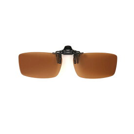 LSDデザイン　クリップサングラス Type2 ブラウン