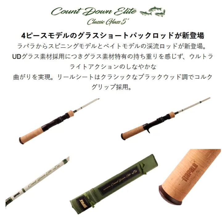 ラパラカウントダウンエリートクラシック ラパラ ロッド Rapala ラパラ スピニングロッド Classic Countdown クラシックカウントダウン RCDS-902HF スポーツ アウトドア