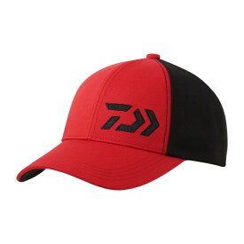 ダイワ　DC-6224W ベースボールツイルキャップ レッド フリー