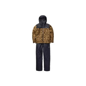 シマノ　RB-057X ベーシックインサレーション レインスーツ 01 2XL ブラウンダックカモ