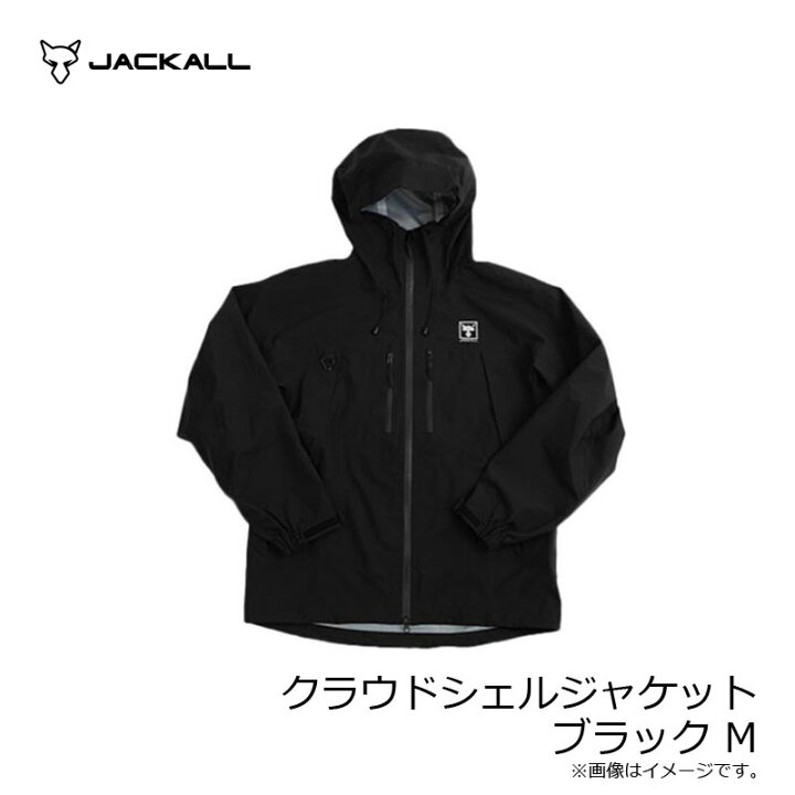楽天市場】ジャッカル クラウドシェルジャケット ブラック M : 釣具のFTO