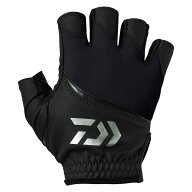 ダイワ　DG-2125 パッド付きUVカットグローブ 5本カット ブラック M