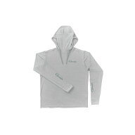 がまかつ　GM3747 サンシェードフーディTシャツ ホワイト/グレー(バンダナ柄) LL