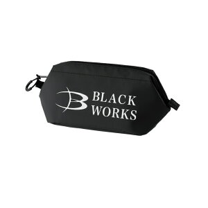 がまかつ GM2625 がま口フィッシングポーチ M ブラック(BLACK WORKS)