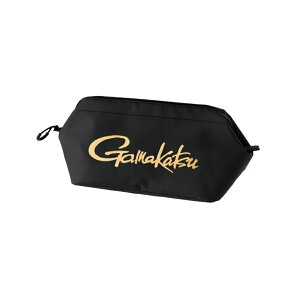 がまかつ GM2625 がま口フィッシングポーチ L ブラック(Gamakatsu)