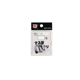 セイコー　21-5 ナス型オモリ パック 3号　3号