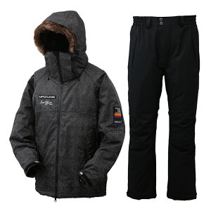 オレンジブルー MZFW-870 mazume CONTACT ALL WEATHER SUIT ブラックヘリンボーン L【釣り 防寒ウェア 防寒着】