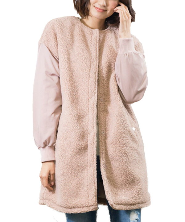 楽天市場】【20%OFFクーポン☆】モッズコート ロングブルゾン ボア 