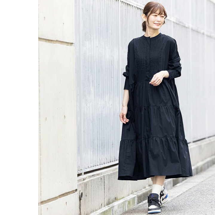 楽天市場】【15%OFFクーポン☆】タキシードシャツワンピース フロント  