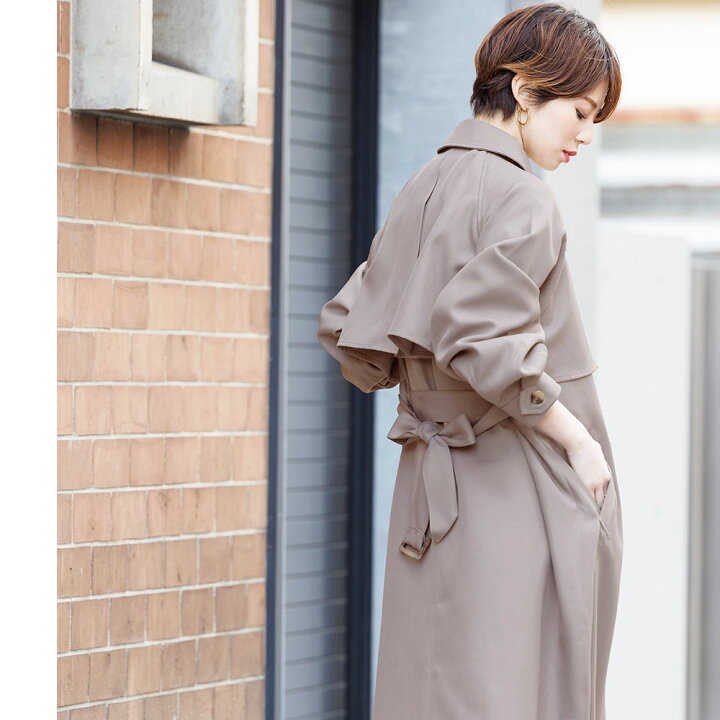 楽天市場】【17%OFFクーポン☆】2WAYカラーボリュームスリーブコート 