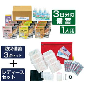 2024年度BCP策定 3日間防災用品 3DAYS 防災備蓄セット BS-L タイミリーリミット付 オフィス 自宅 防災用品 大口注文可