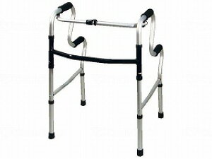 歩行器 ウェルケアバンク 固定式 折りたたみ 立ち上がりやすい モアウォーク 固定式二段 おすすめ 介護 折りたためる 安全 ラクラク