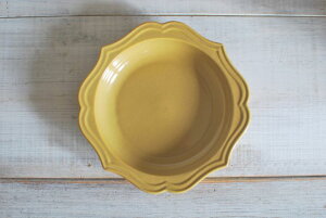 【fucca】classique クラシークシリーズ ラウンド18cm深プレート 丸深鉢 キャラメル 人気食器 美濃焼 インスタグラム テーブルウエア サラダボウル デザートボウル シリアルボウル スープ皿