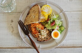 西洋プレート　大皿　23.5cm リムプレート　ホワイトスモーク　美濃焼　人気洋食器　ワンプレート インスタグラム　【人気食器　美濃焼　インスタグラム】