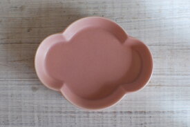 ここのつ小皿　雲　桃色（ピンク）10　取り皿　デザート皿　インスタグラム　料理写真　朝ごはん　美濃焼【和皿/洋皿/人気食器/インスタグラム】