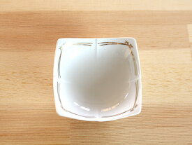 有田焼 金松葉紋 ホワイト 金 豆鉢 小鉢 お正月 おせち 食器 和食器 器 おしゃれ