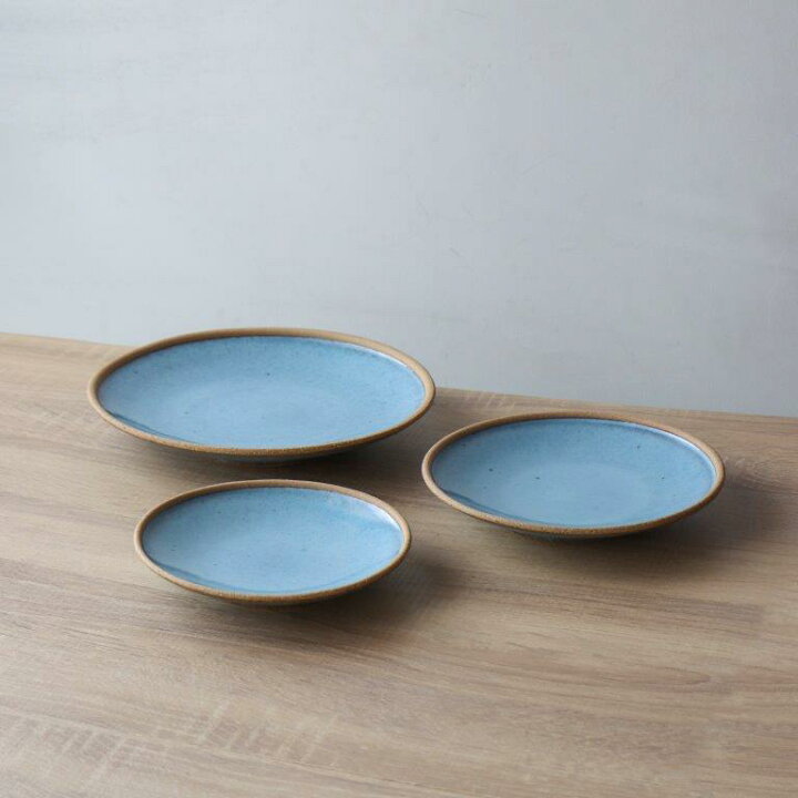 楽天市場】波佐見焼 テラコッタ BLUE ブルー 取り皿 大皿 プレート 