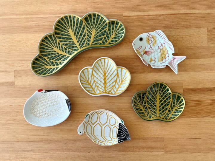 楽天市場】銘々皿 和菓子 皿 松葉皿 前菜皿 有田焼 幸楽窯 錦金松葉型  