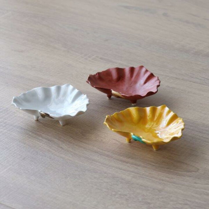楽天市場】有田焼 ツワ型小付 黄交趾 小鉢 豆鉢 豆皿 福泉窯 イエロー 