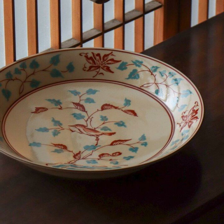 楽天市場】有田焼 粟田花鳥絵 6.5寸皿 深皿 和食器 ハレの日 お祝い 