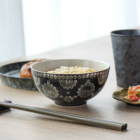 茶碗 かわいい おしゃれ 花柄 日本製 有田焼 飯碗 福泉窯 高級感 お花 黒 レトロ ギフト お茶碗 プレゼント 金婚 銀婚 母の日 父の日 還暦 高級 和食器