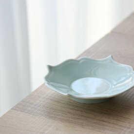 有田焼 桔梗渕豆皿 小皿 青磁 副菜 フルーツ 和菓子 和食 和食器 おしゃれ シック 可愛い