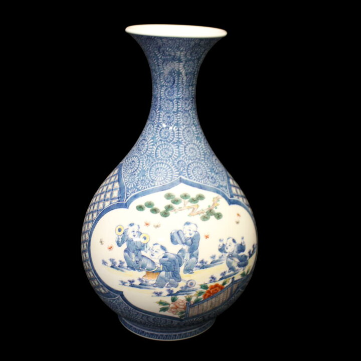 楽天市場】壷 花瓶 一輪差し 有田焼 陶器 陶器置物 飾り壺 セラミック 