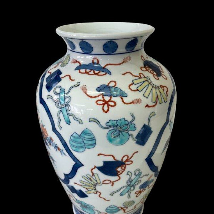 楽天市場】壷 花瓶 有田焼 陶器 陶器置物 飾り壺 染付 セラミック 