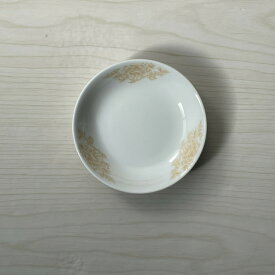 【11日まで 30％OFF】有田焼 アウトレット 牡丹 10cm 丸深皿 小皿 アンティーク アイボリー ホワイト 豆皿
