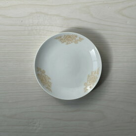 【11日まで 30％OFF】有田焼 アウトレット 牡丹 12cm 小皿 アンティーク アイボリー ホワイト 豆皿