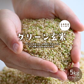 グリーン玄米 5kg(2.5kg×2袋) 玄米【送料無料】 送料無料 こめたつ 若い 未熟な 玄米 7年産 青玄米