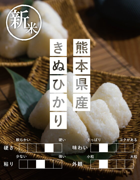 楽天市場】米 30kg 送料無料 キヌヒカリ 熊本県産 令和6年産 米30kg  