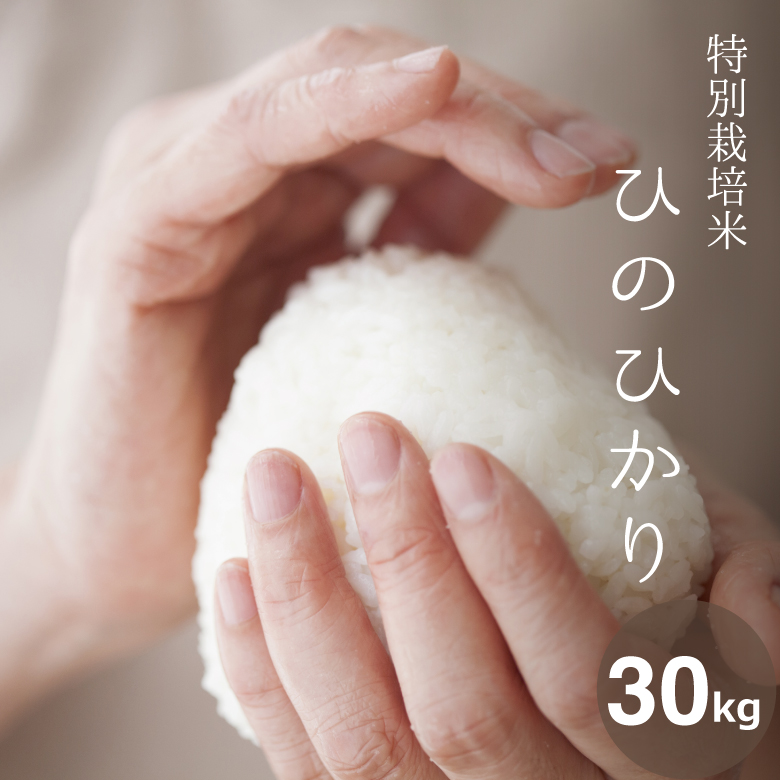 楽天市場】米 白米 玄米 30kg 送料無料 ヒノヒカリ 特別栽培米 農薬5割
