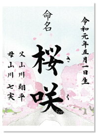 楽天市場 デザイナーズ 命名書の通販