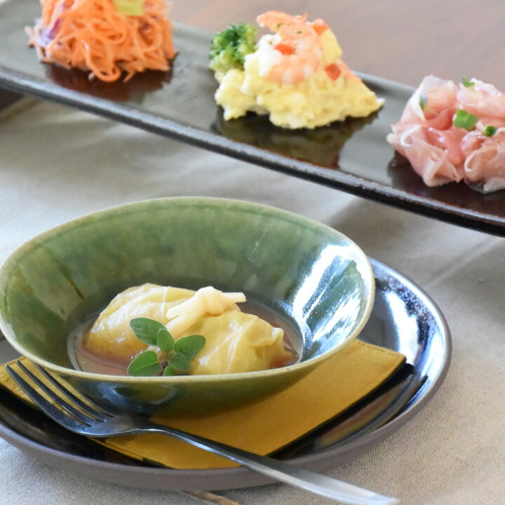 楽天市場】【箱入り】織部 四方鉢［モダン 伝統的 盛鉢 大鉢 おしゃれ 
