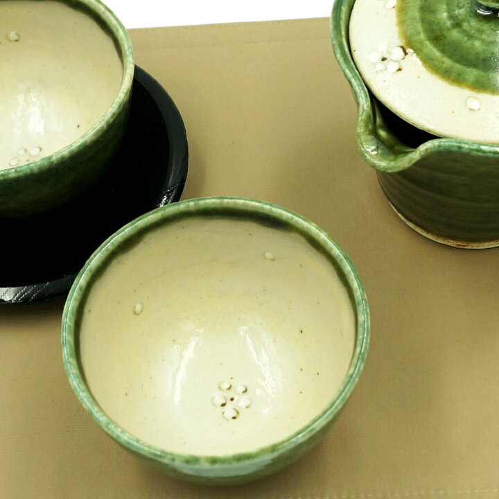楽天市場】【箱入り】織部花紋 汲出5客揃《湯呑 セット モダン 