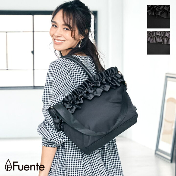 楽天市場】【フリル2wayナイロントートバッグ】[トートバッグ  