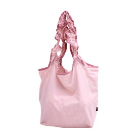 最終処分SALE！【パイピングフリルハンドルECOバッグ】[エコバッグ エコバック サブバッグ ポケッタブル ポータブル ショルダーバッグ トートバッグ レディース バッグ A4 通勤 旅行 マザーズバッグ ママバッグ 肩掛け 鞄 カバン]