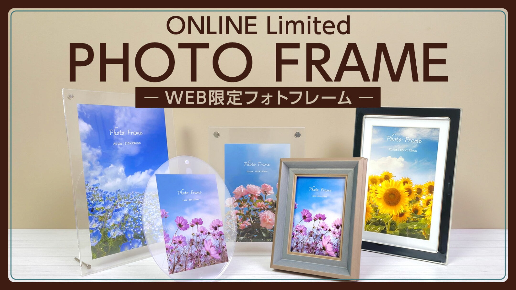 WEB限定フレームシリーズ