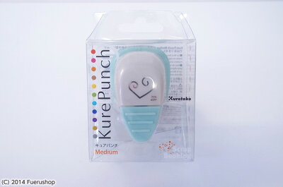 呉竹KurePunchミディアムRINGHEART/sbKpm800-47/手芸デコレーションスクラップラッピングクラフトパンチ