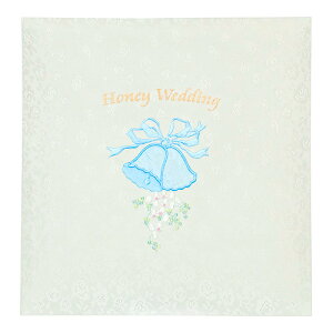 【刺繍名入れ代込み】アルバムナカバヤシ 婚礼用 フエルアルバム ハニーウエディング ア-LK-310-W ホワイト 【プラコート台紙(ホワイト) 結婚式 ブライダル ウェディング フォトアルバム 貼