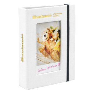 【最大1000円OFFクーポン配布中】アルバム ナカバヤシ チェキポケットアルバム 20枚収納 TOSY-CK-20-W/M ホワイト ベビー 写真 フォトアルバム 手作り コレクトブック トレカ トレーディングカー